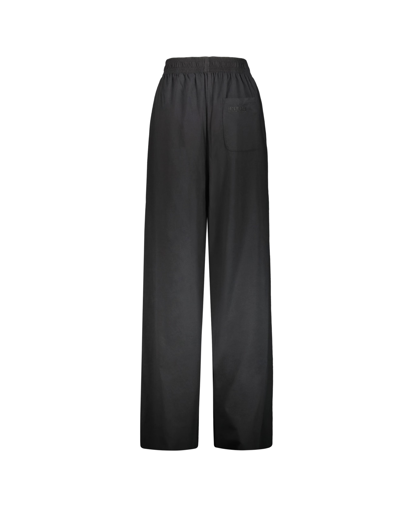 VETEMENTS Baggy Jersey Sweatpants - Black
