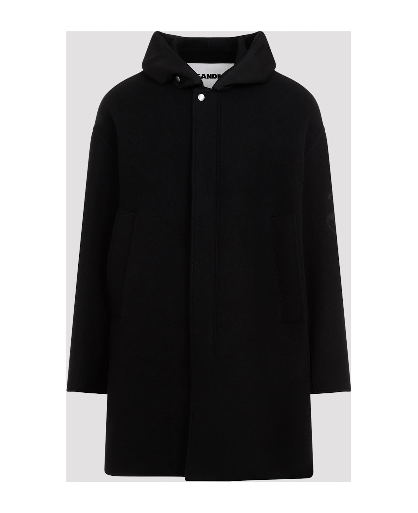 Jil Sander Virgin Wool Parka - Black