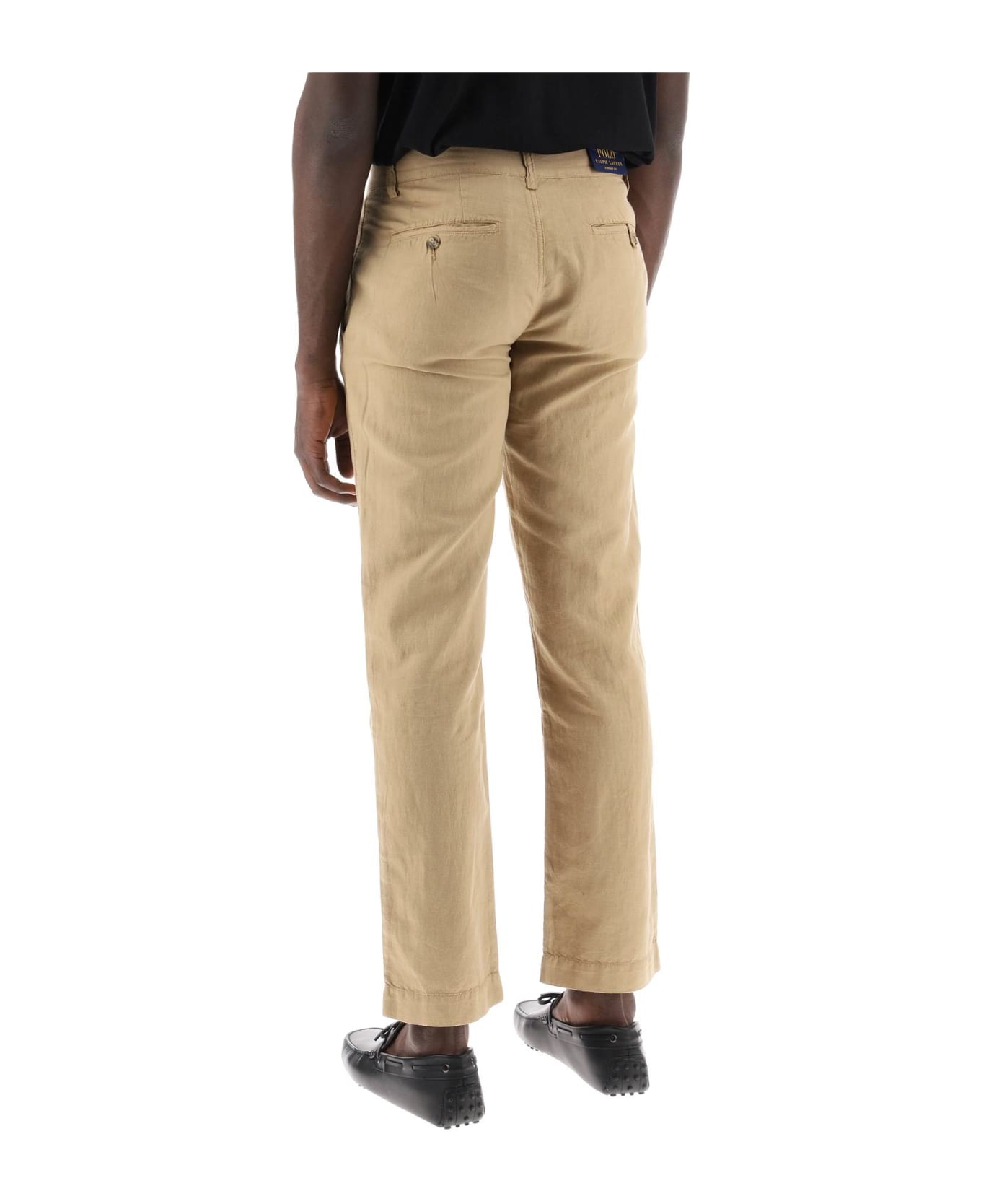 Polo Ralph Lauren Linen And Cotton Blend Pants For - CAFE TAN (Beige)