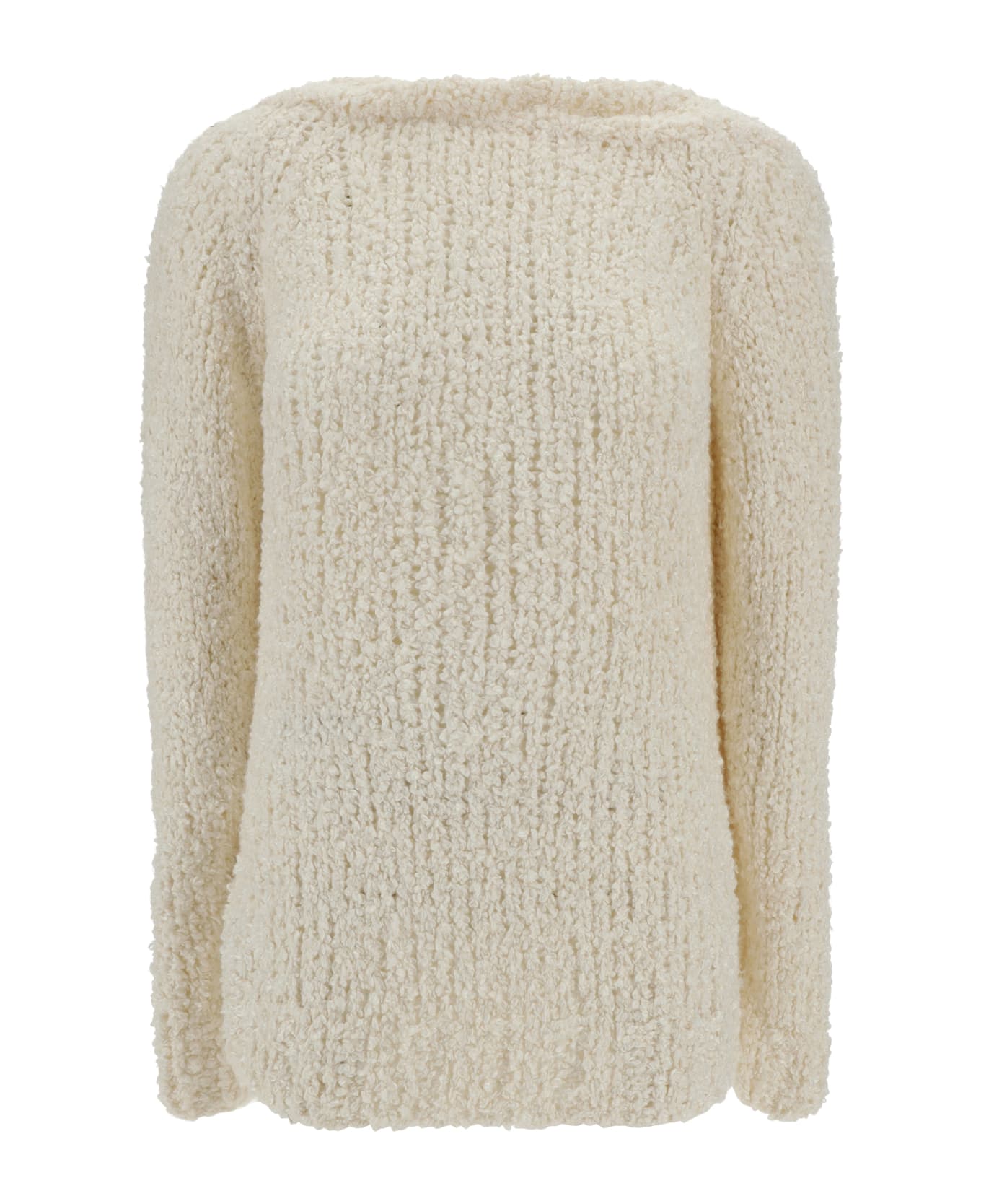 Wild Cashmere Sweater - Off-white 001 ニットウェア