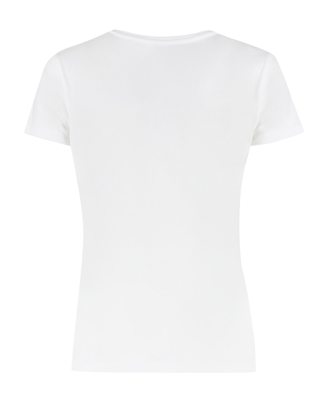 Majestic Filatures Printed Cotton T-shirt - White Tシャツ