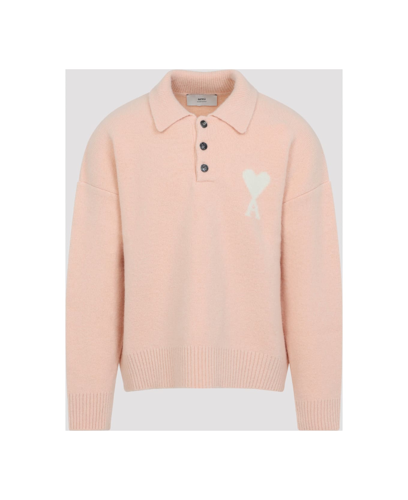 Ami Alexandre Mattiussi Adc Polo - Powder Off White