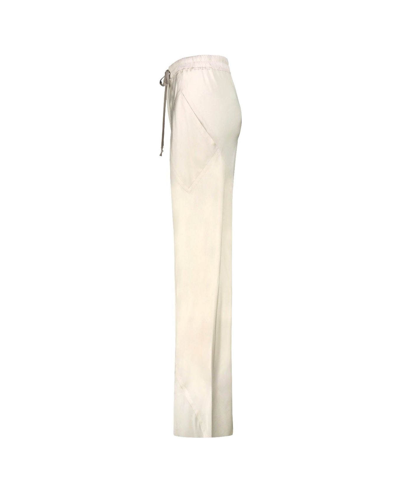 Rick Owens Bias Wide-leg Drawstring Trousers - Dinge