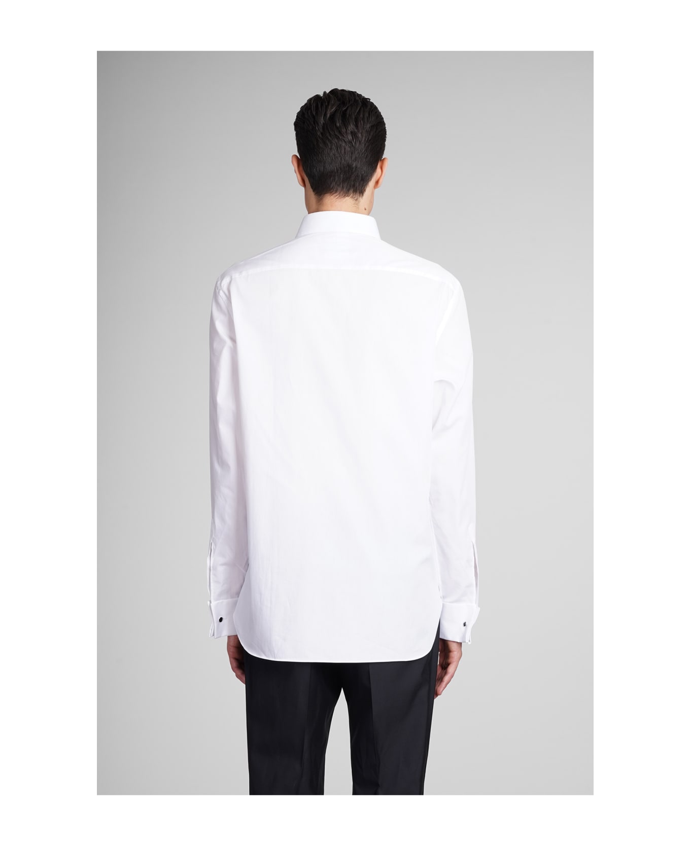 Zegna Shirt In White Cotton - white