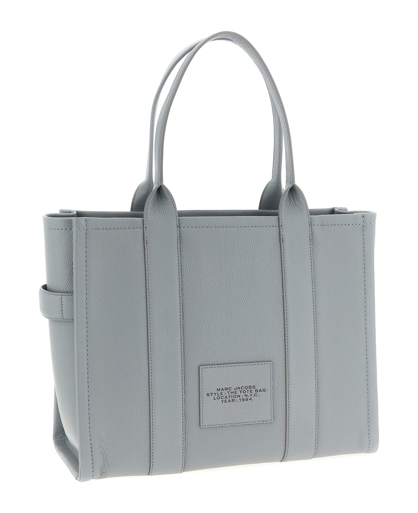 Marc Jacobs 
the Leather Large Tote
 Shopping Bag - Gray