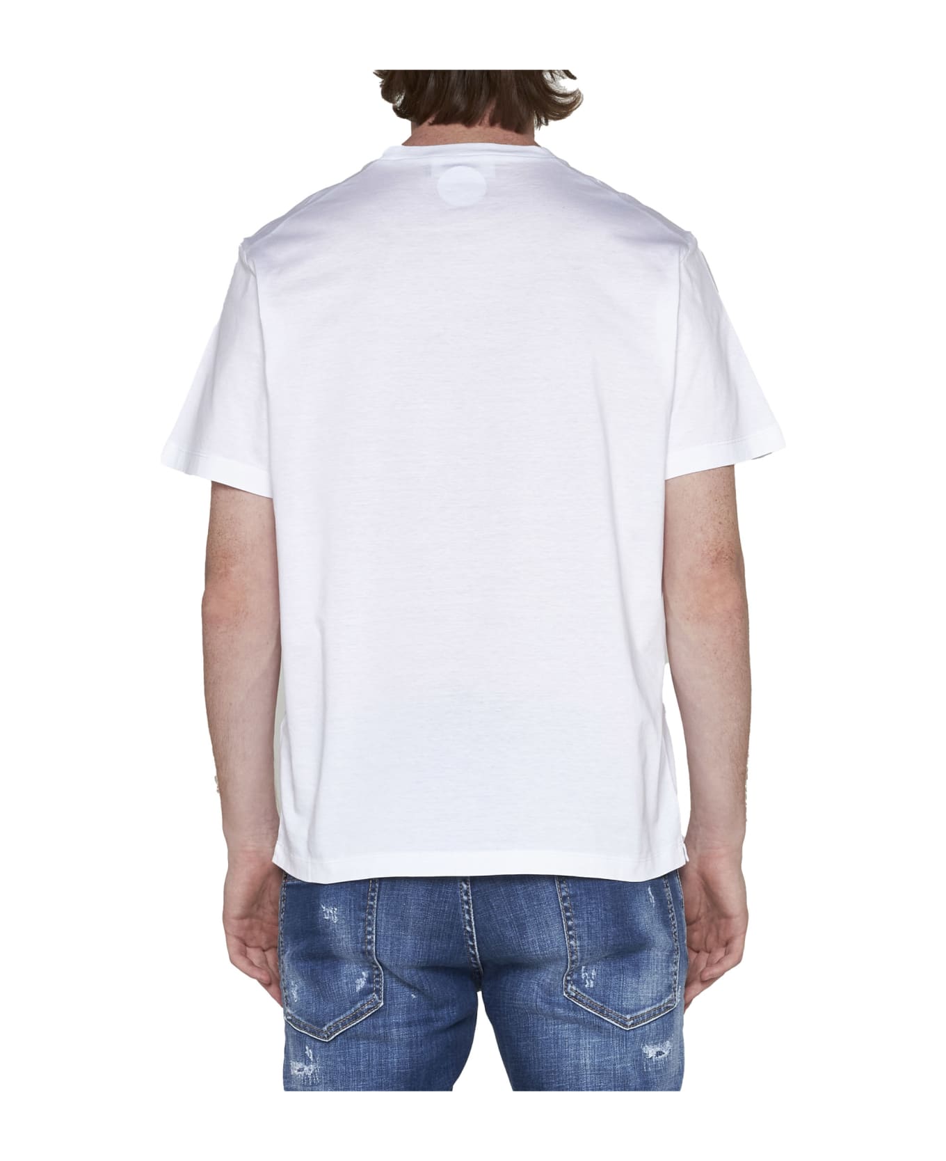 Dsquared2 Logo Cotton T-shirt - White シャツ