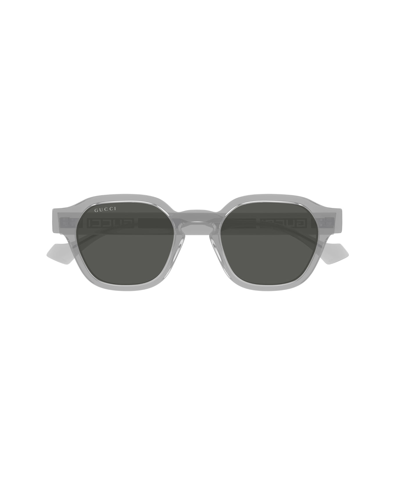 Gucci Eyewear Gg1730s Linea Lettering 004 Grey Grey Sunglasses - Grigio サングラス