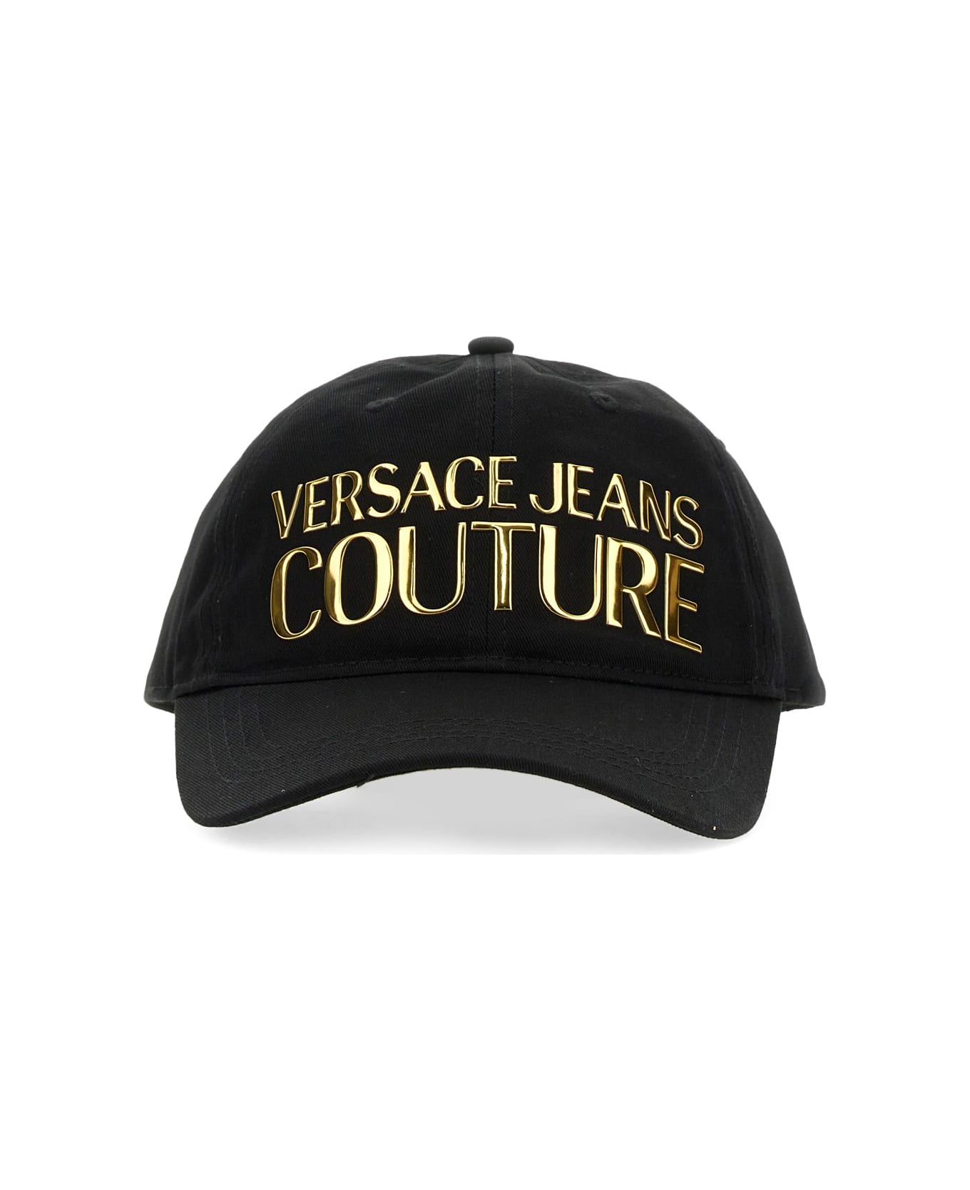 Versace Jeans Couture Baseball Hat With Logo - NERO