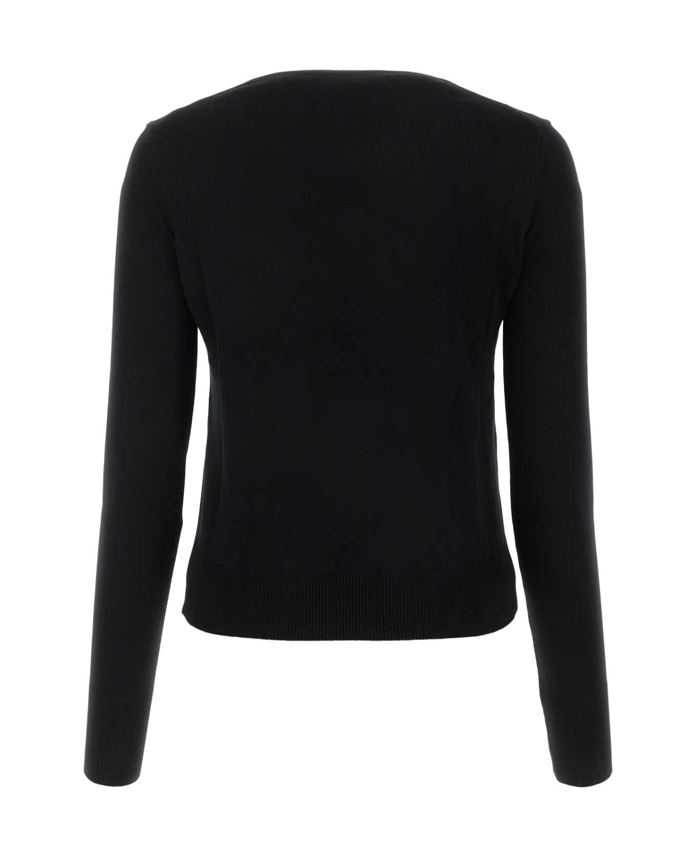Vivienne Westwood Black Cotton Blend Bea Sweater - Black