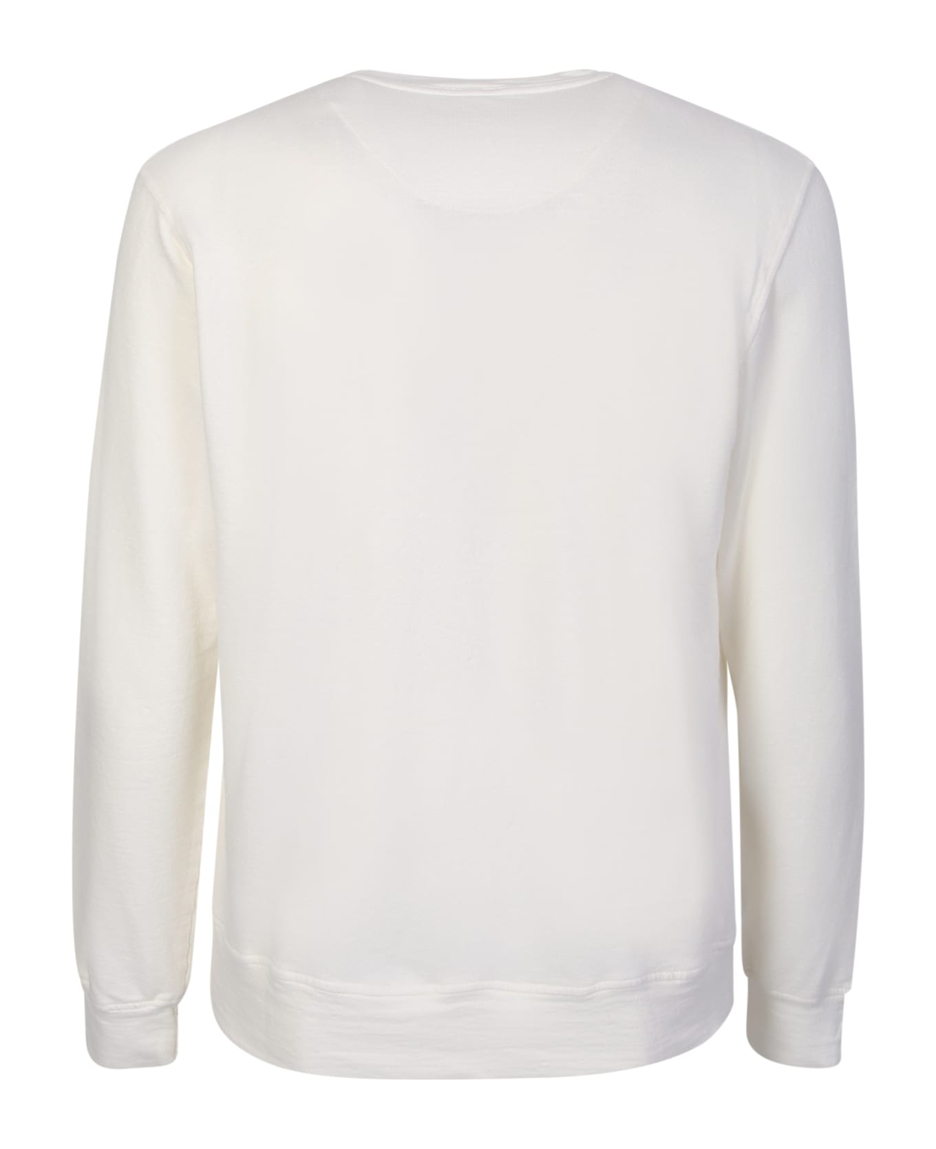 Original Vintage Style White Linen Sweatshirt - White