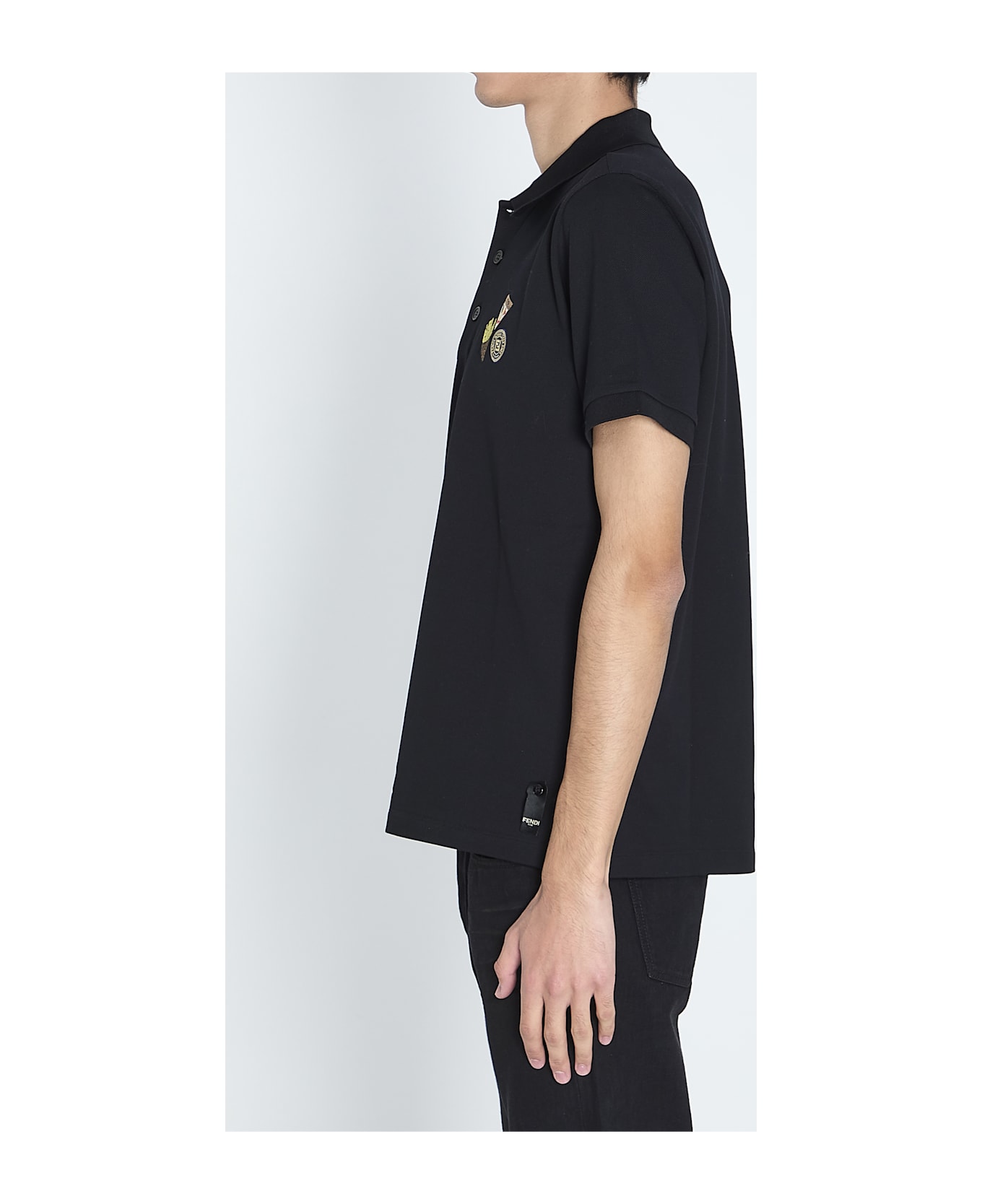 Fendi licious Polo Shirt - BLACK