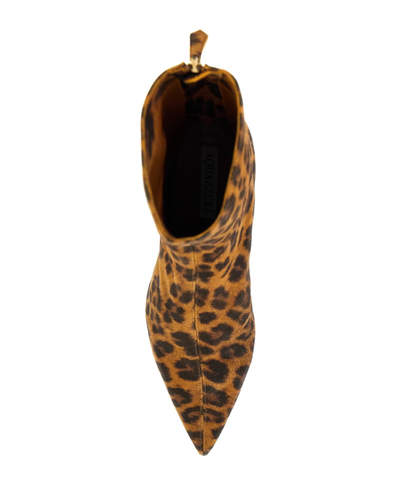 Aquazzura Montmartre Leather Ankle Boots - Animalier