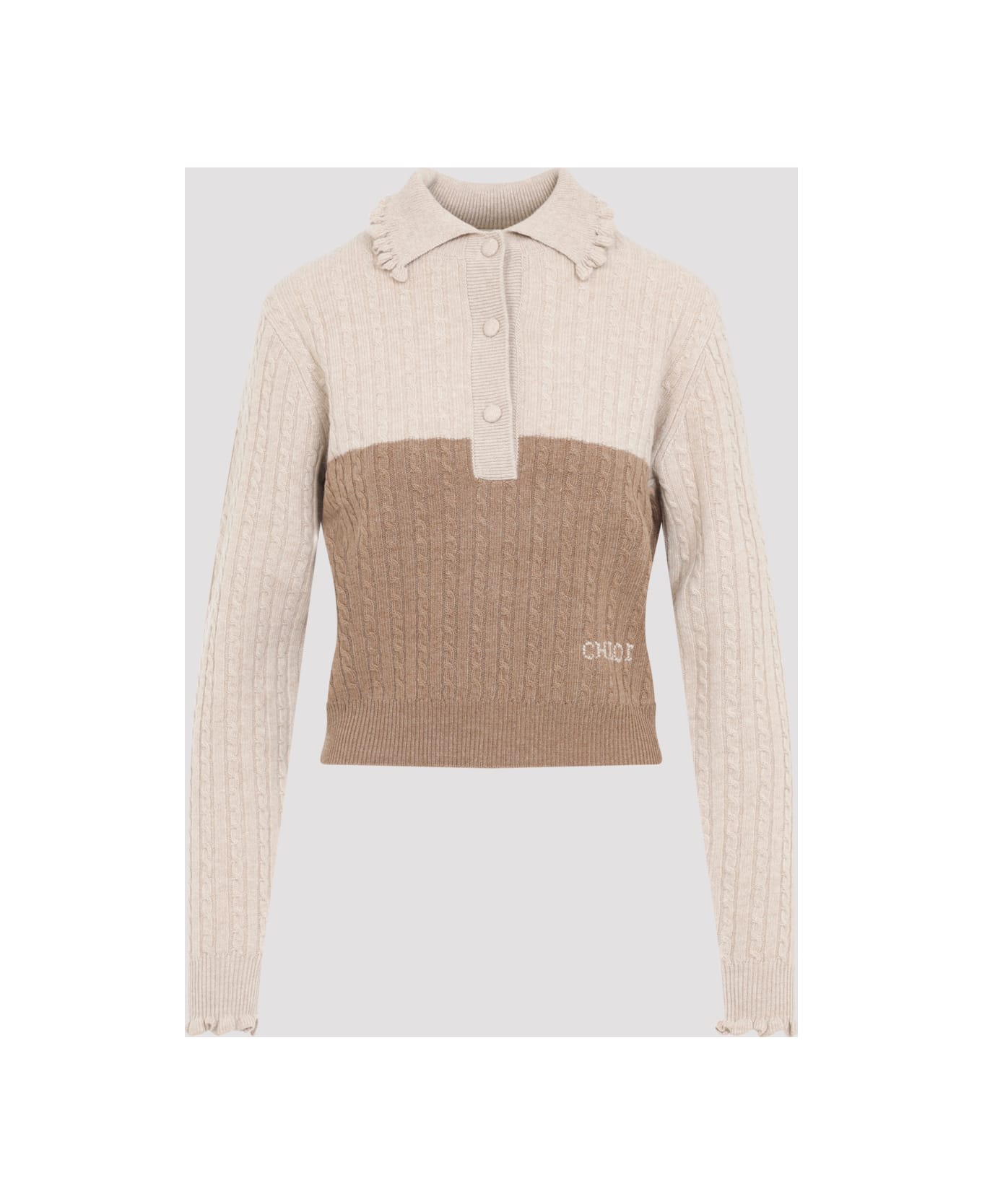 Chloé Pullover - L Barley Brown