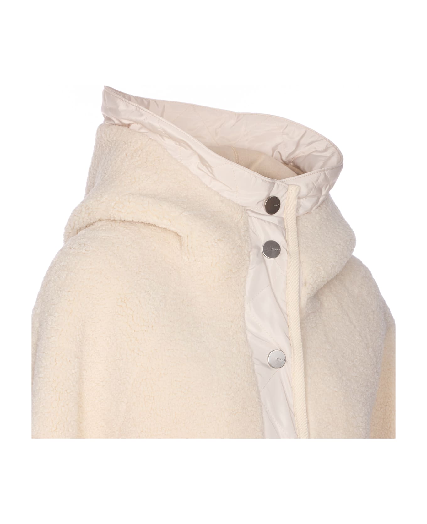 Pinko Capperi Caban - White