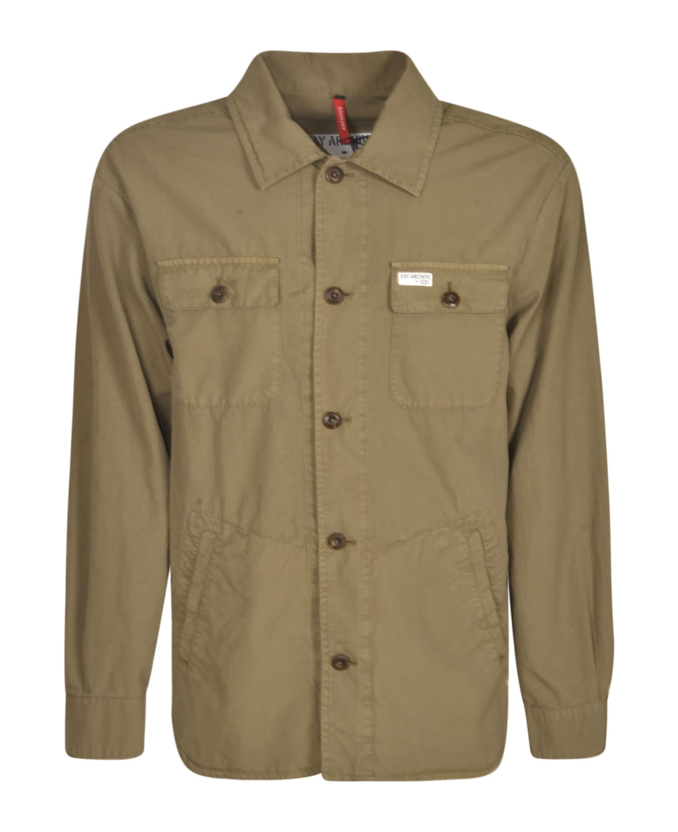 Fay Cargo Buttoned Shirt - Y419