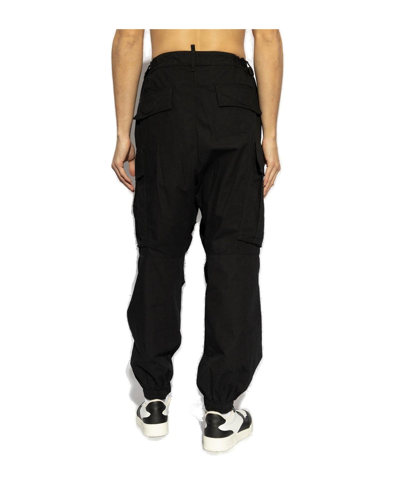 Dsquared2 Icon New Generation Ripstop 3d Cargo Pants - BLACK