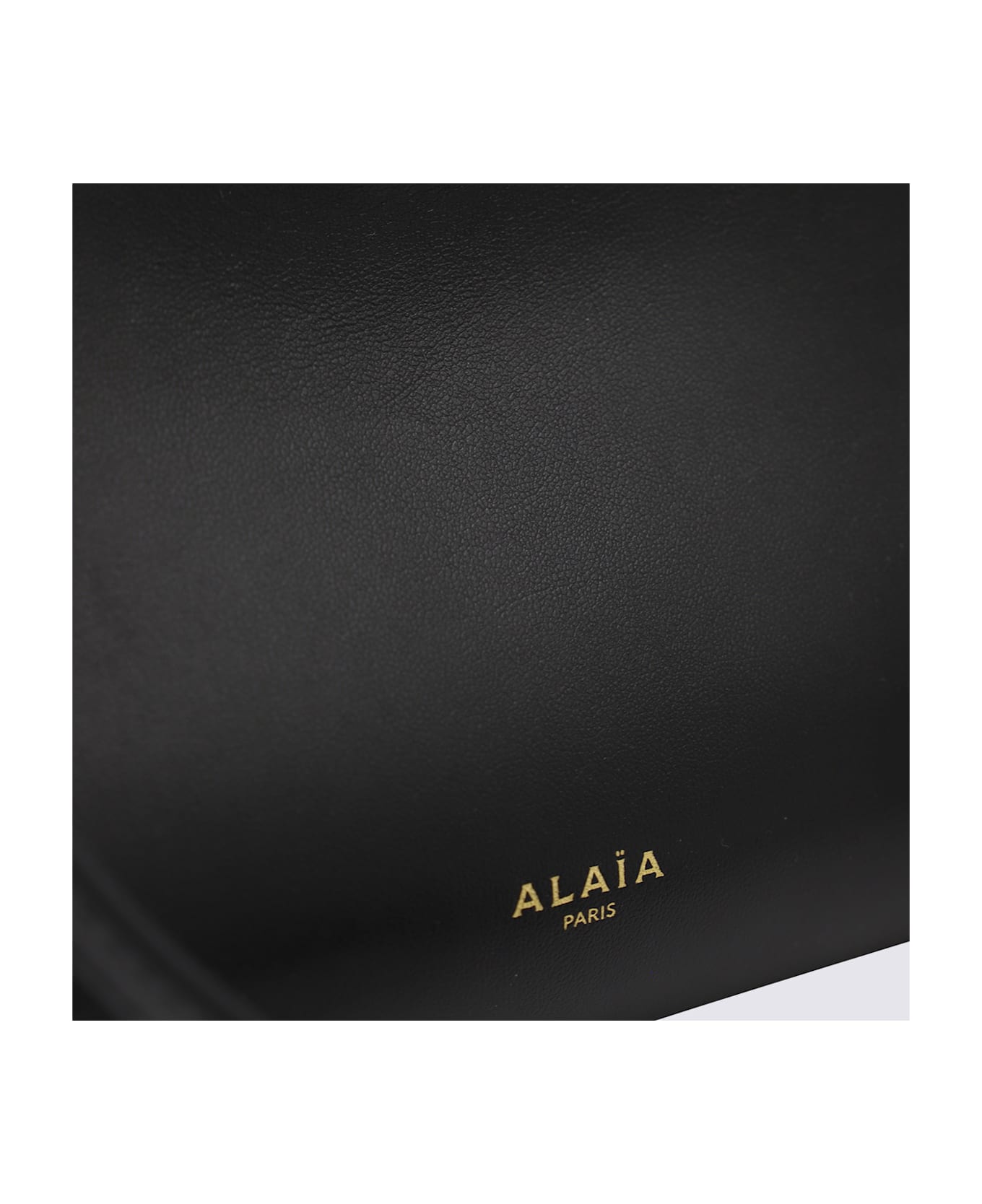 Alaia Black Leather Small Square Crossbody Bag - Black