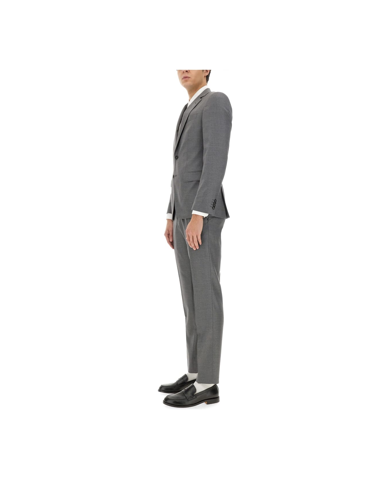 Hugo Boss Single-breasted Dress - GREY