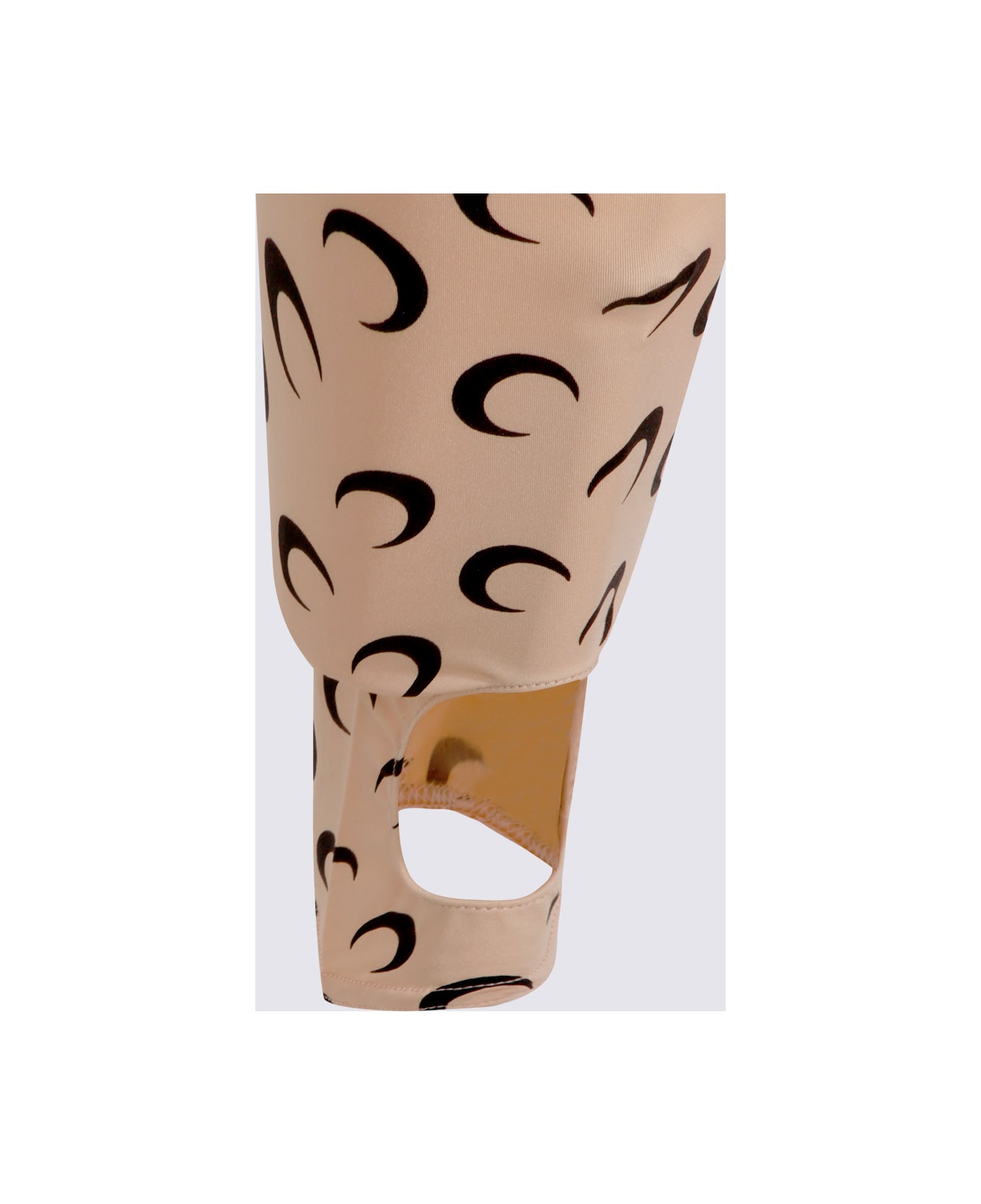 Marine Serre Beige Pants - Brown