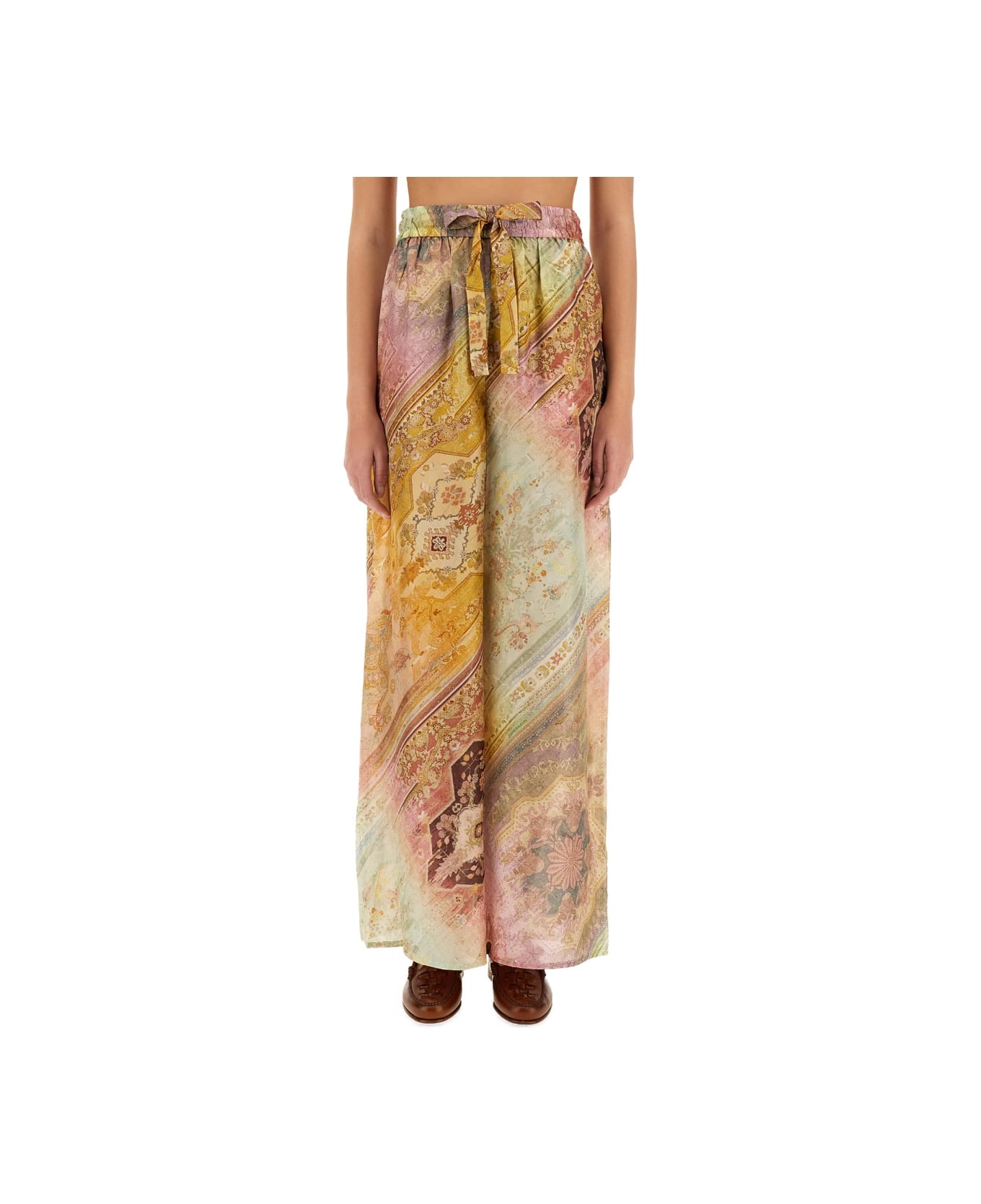 Zimmermann Comfortable Pants 'tallow' - MULTICOLOUR