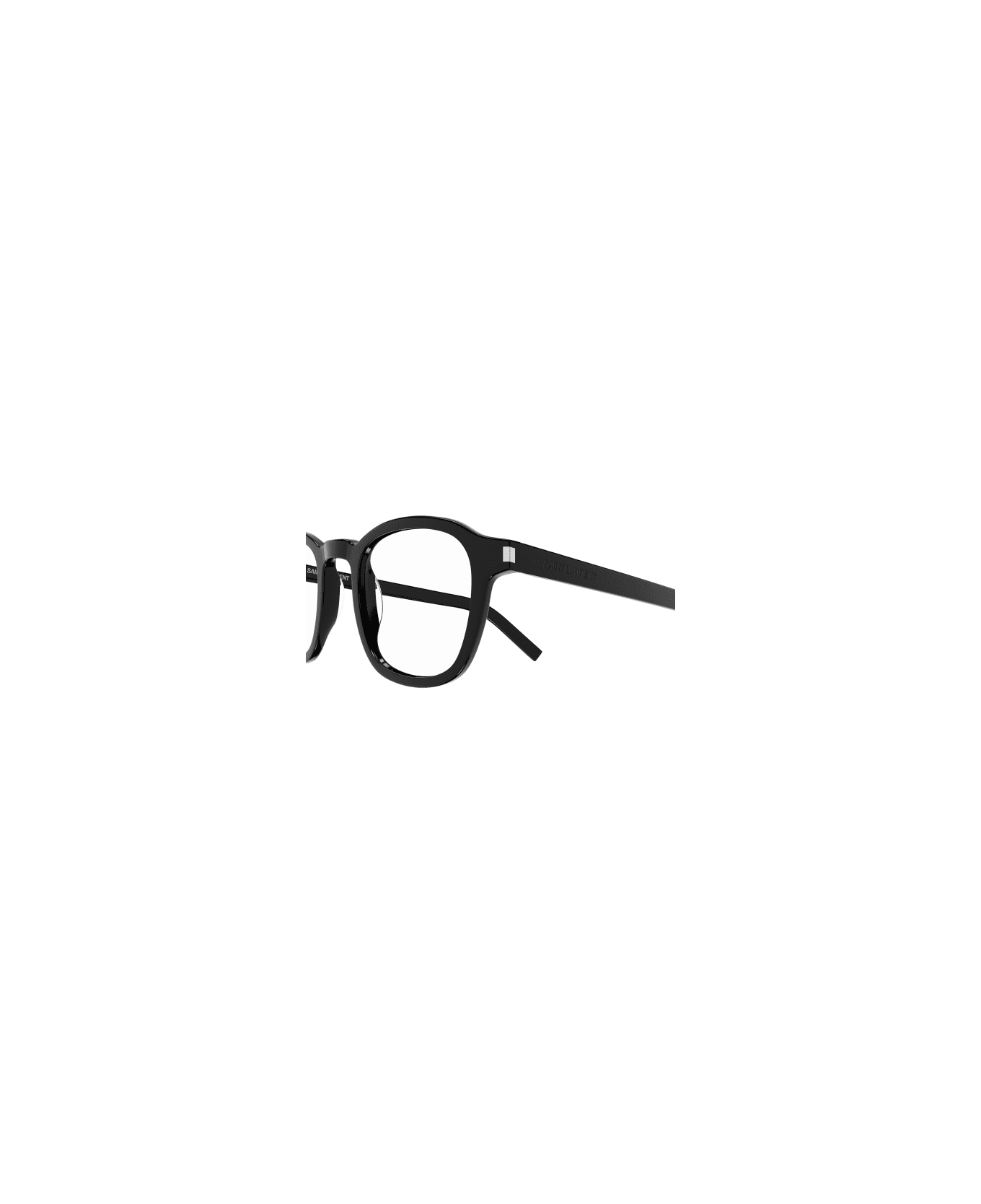 Saint Laurent Eyewear SL 549 SLIM OPT Eyewear - Black Black Transpare