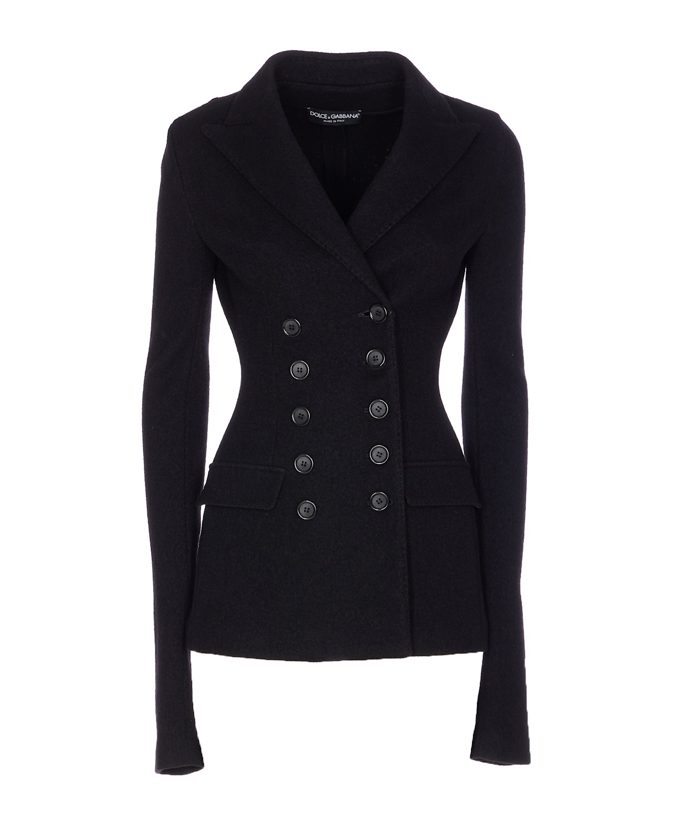 Dolce 
Gabbana Double Breasted Jacket - Black