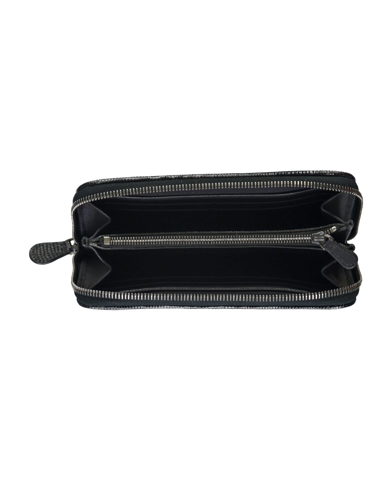 Bottega Veneta Leather Zip-around Wallet - blue 財布