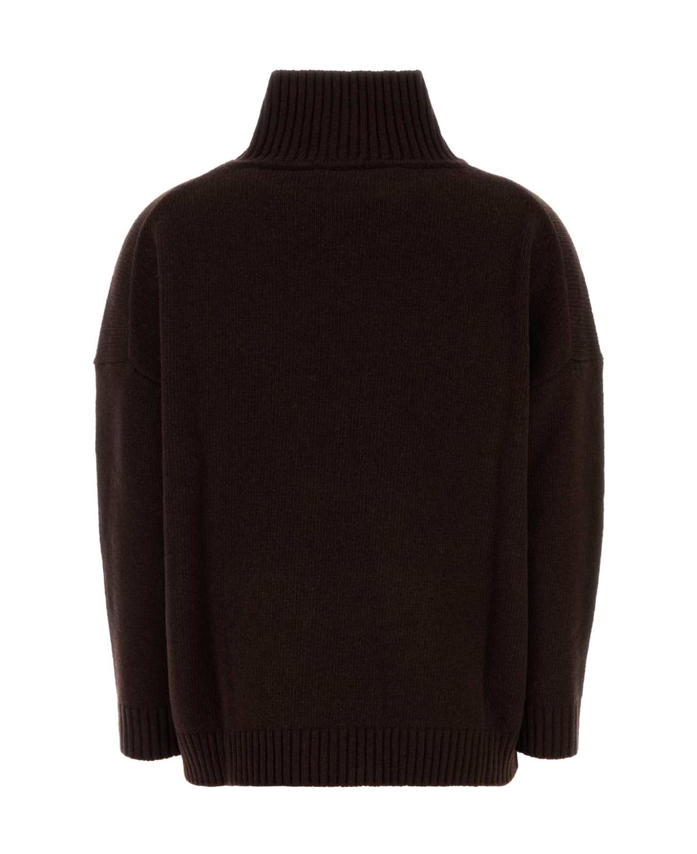Weekend Max Mara Chocolate Wool Borgia Sweater - CIOCCOLATO