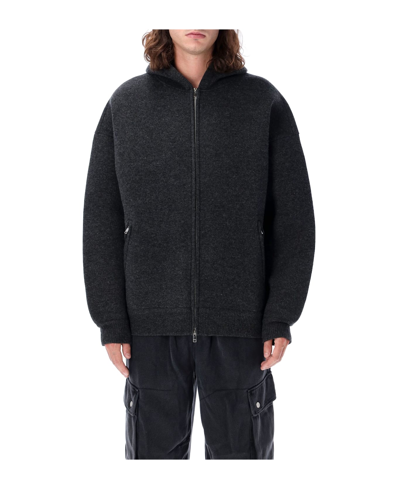 Isabel Marant Igor Hooded Jacket - ANTRACITE