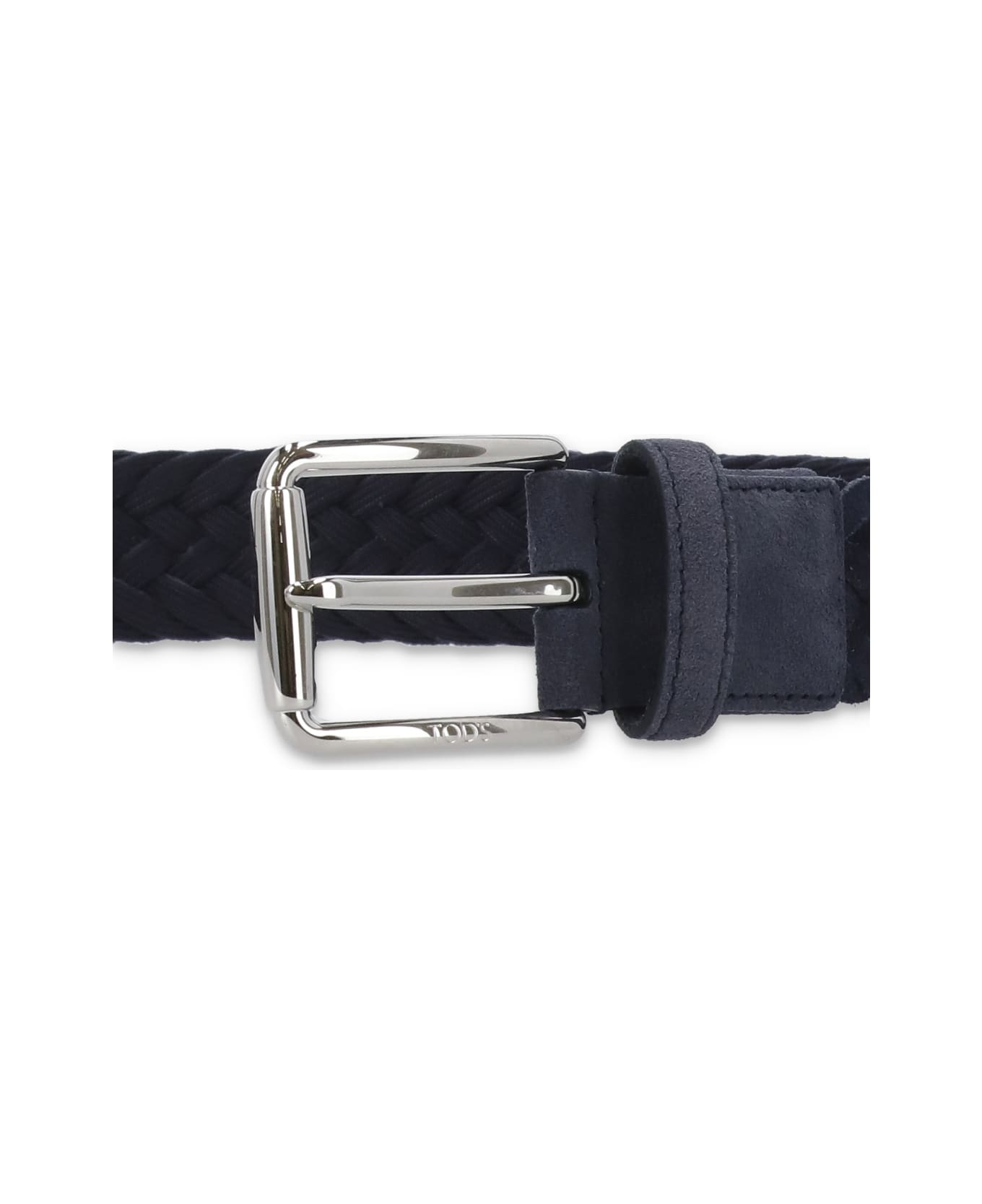 Tod's Suede Leather Belt - BLUE
