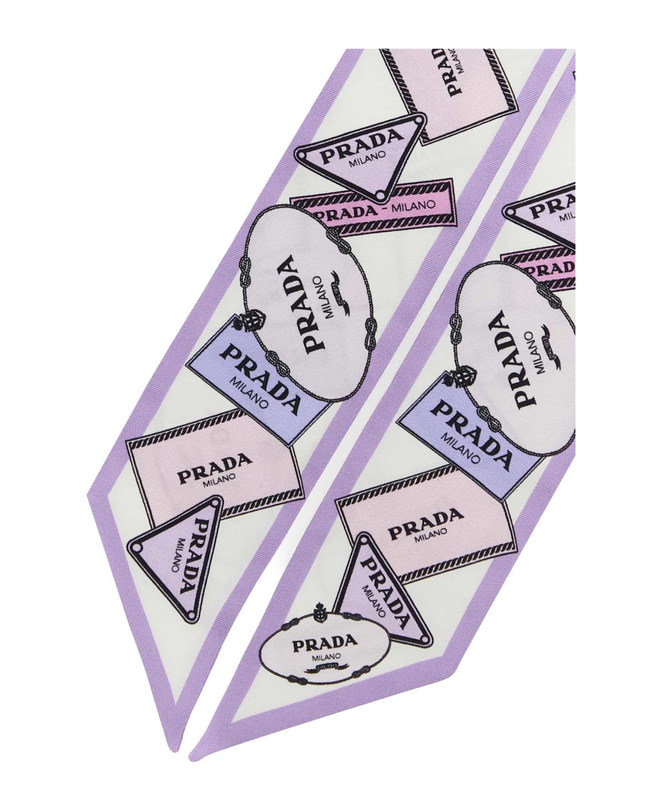 Prada Printed Silk Foulard - GLICINE