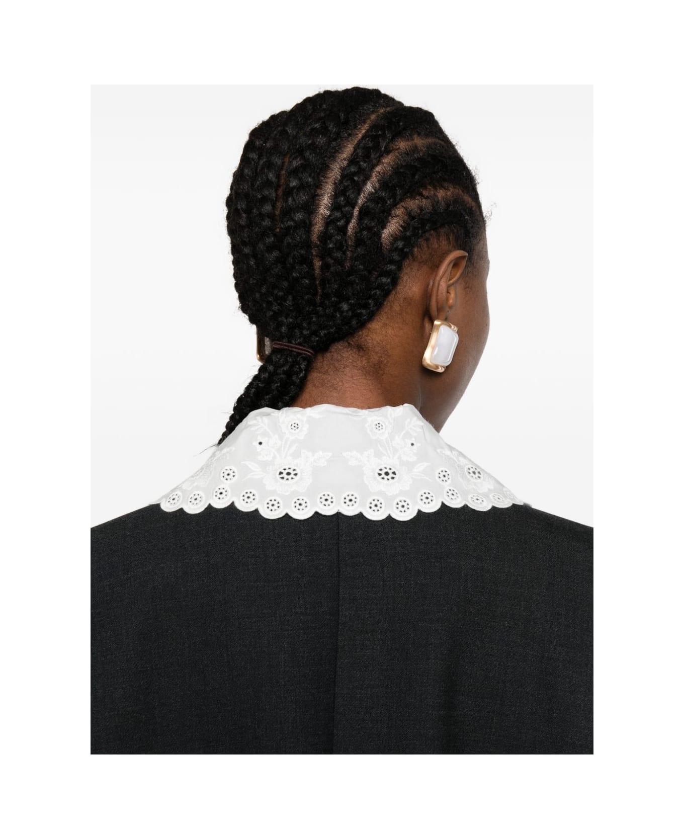 self-portrait Wool Jacket - Grey