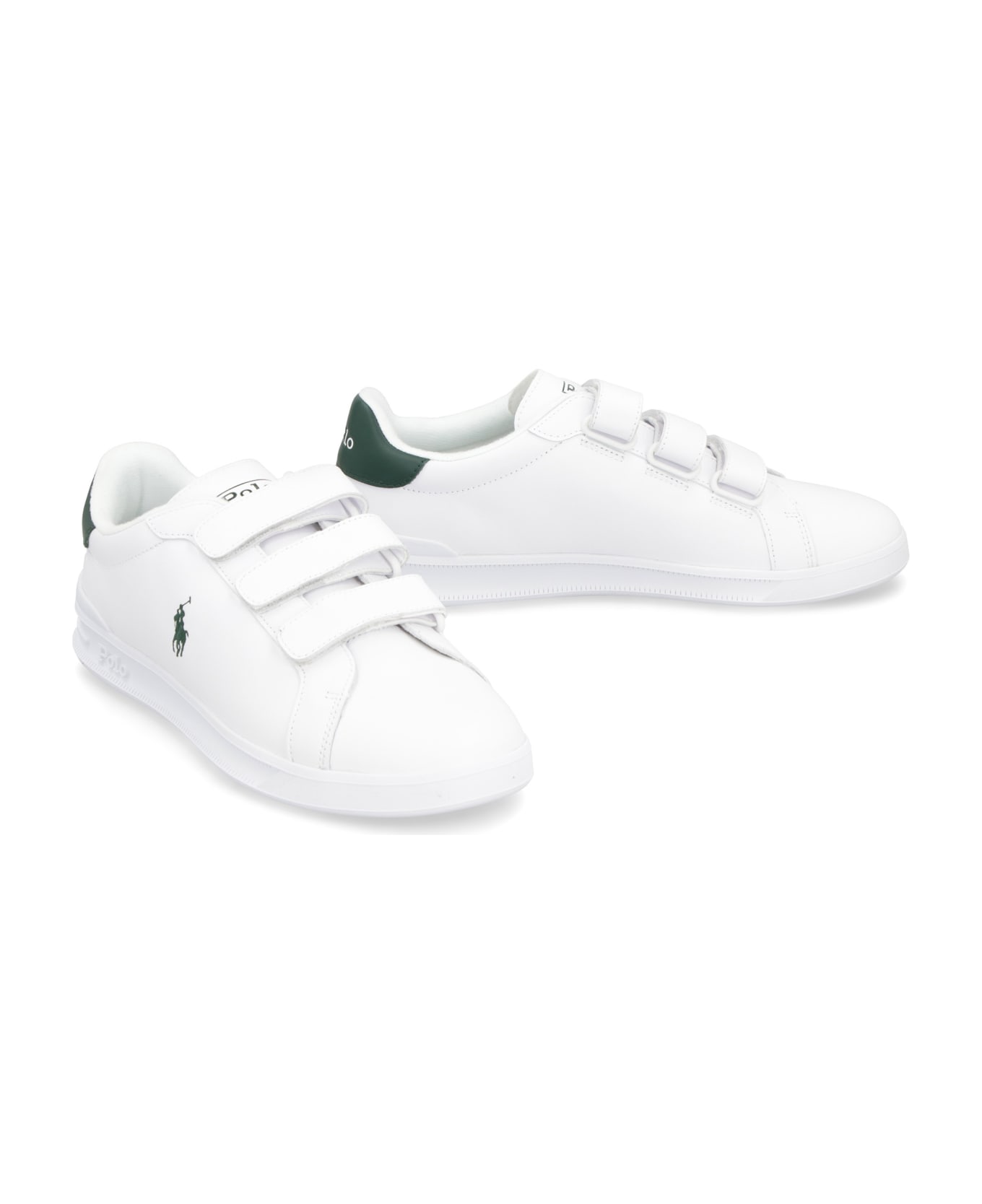 Polo Ralph Lauren Leather Low-top Sneakers - White スニーカー