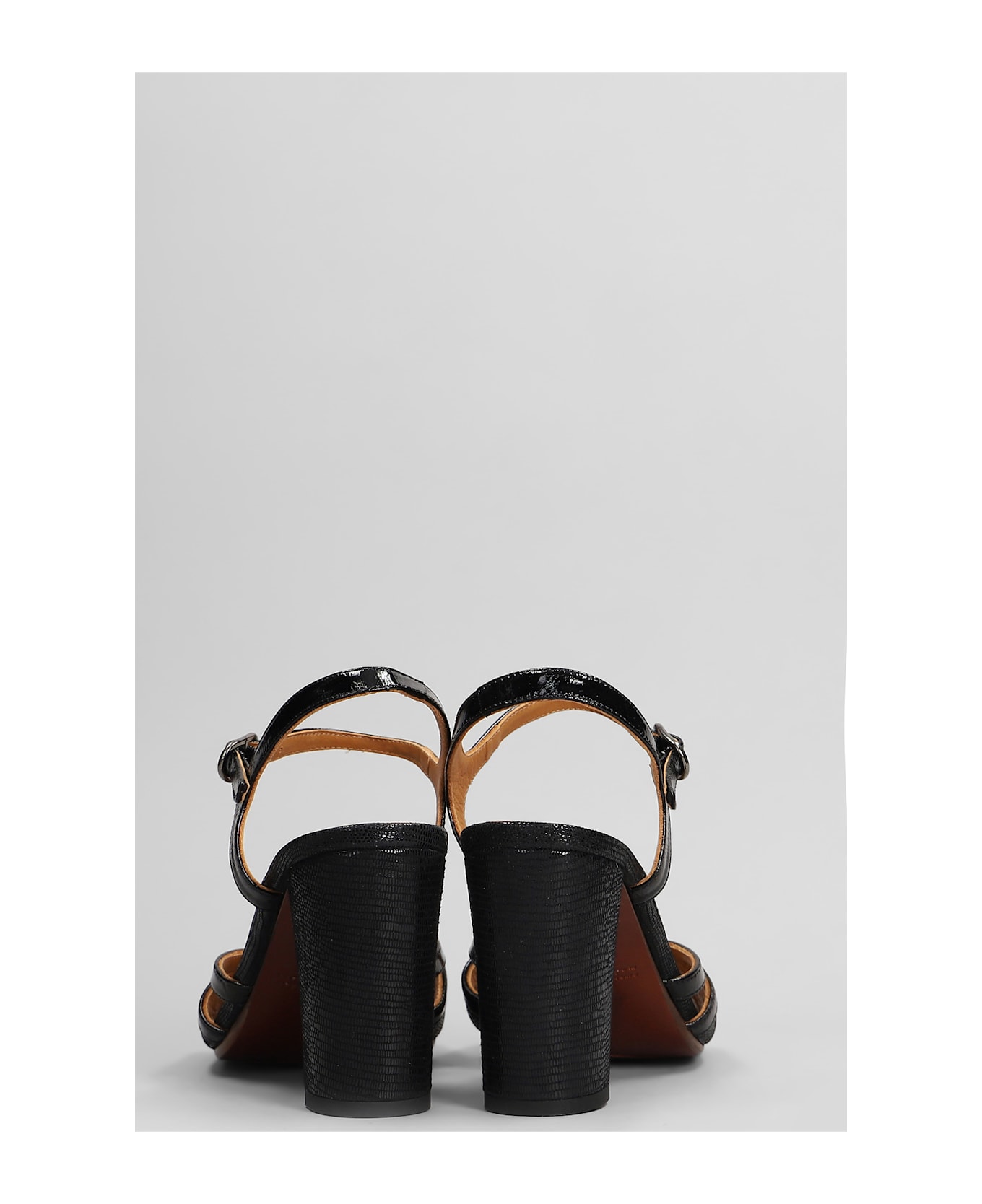 Chie Mihara Bemon Sandals In Black Leather - black