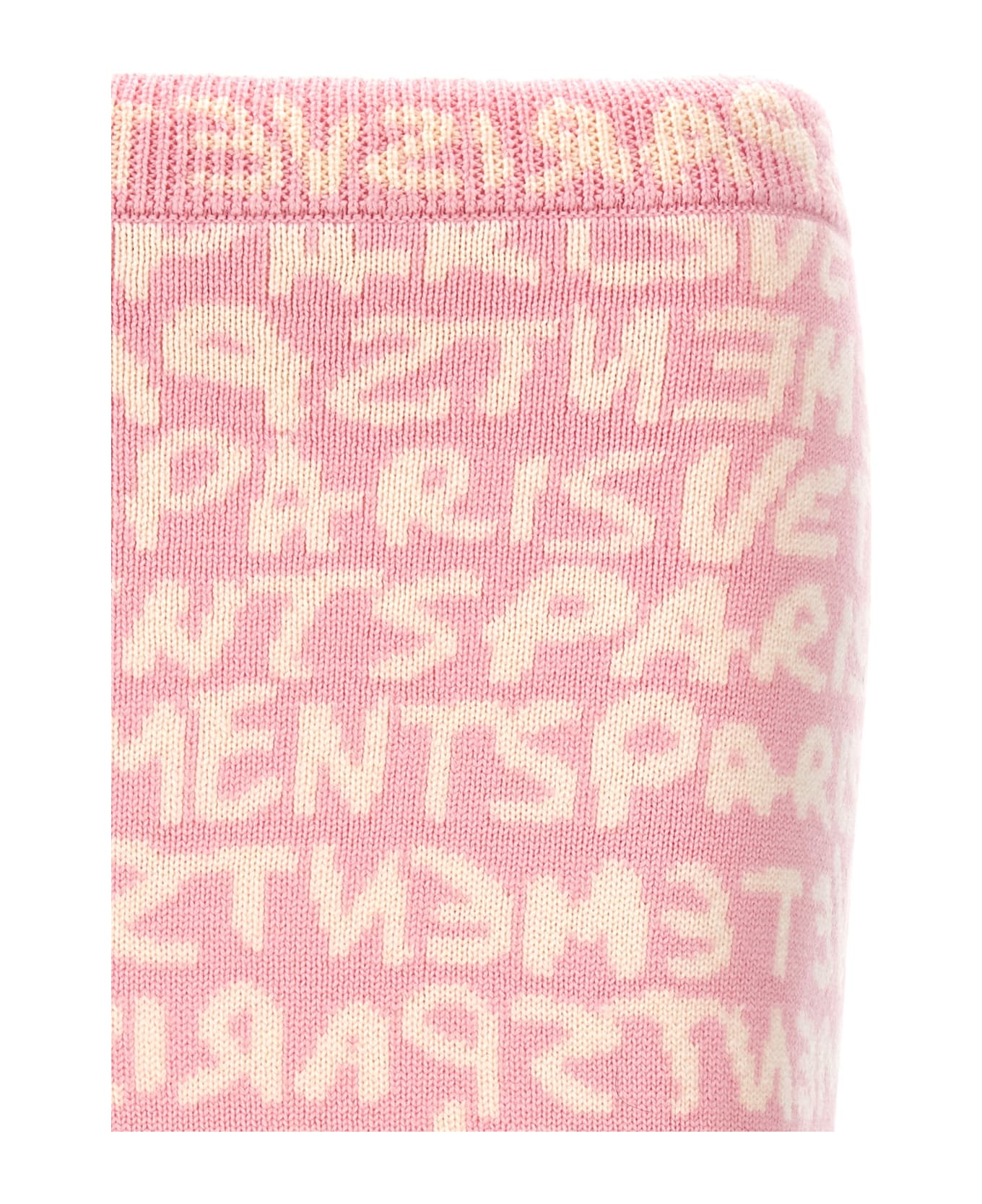VETEMENTS 'graffiti Monogram' Skirt - Pink