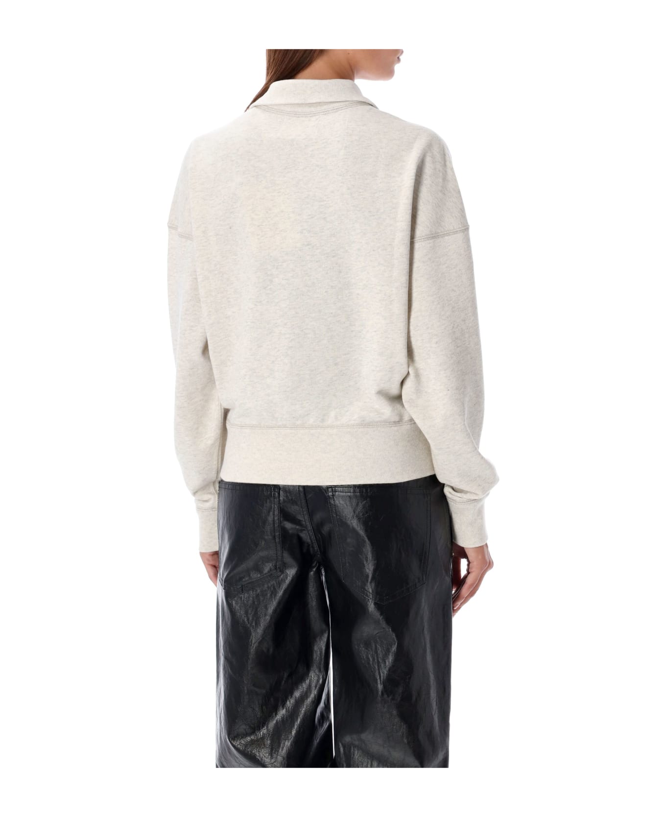 Marant Étoile Ross Half Zip Sweatshirt - ECRU