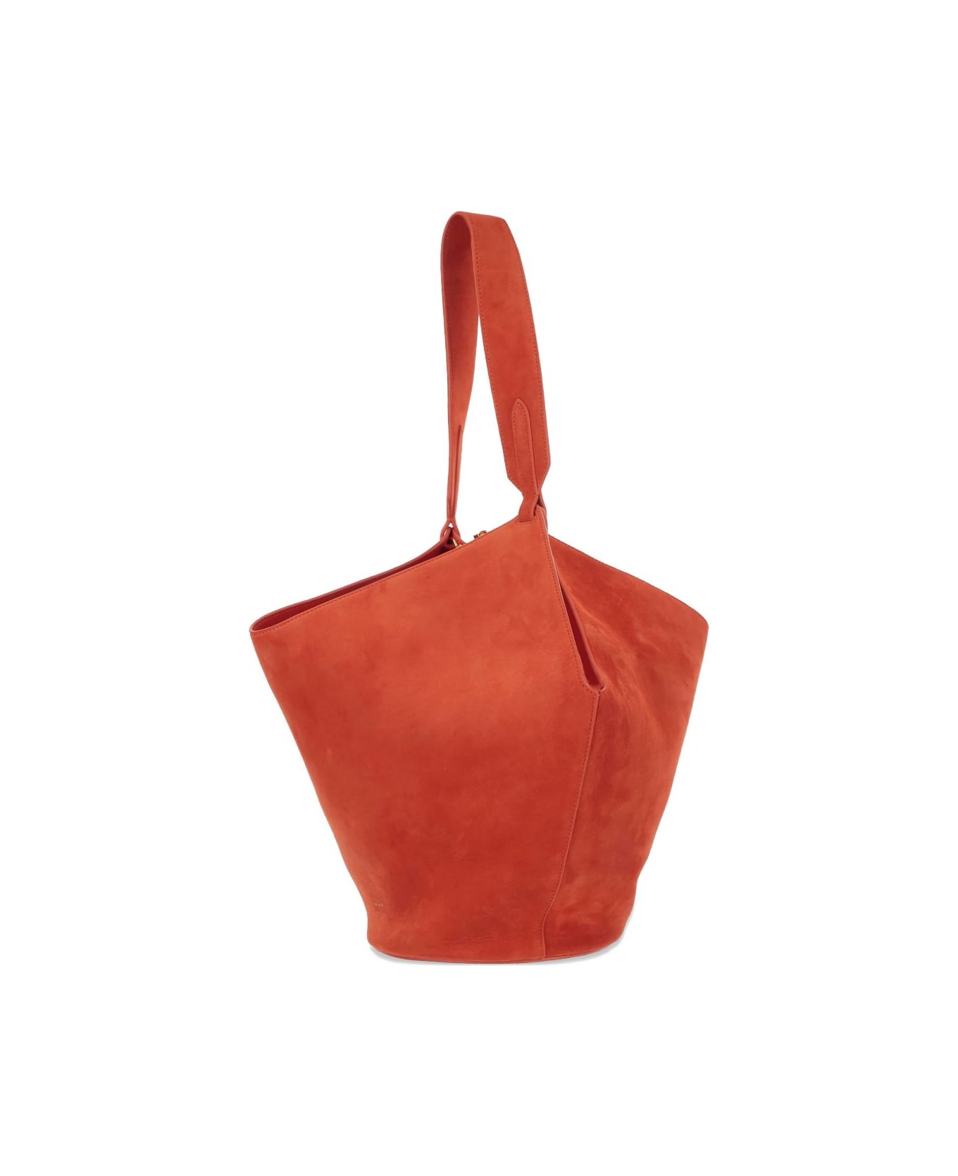 Khaite Lotus Smallleather Shoulder Bag - Red