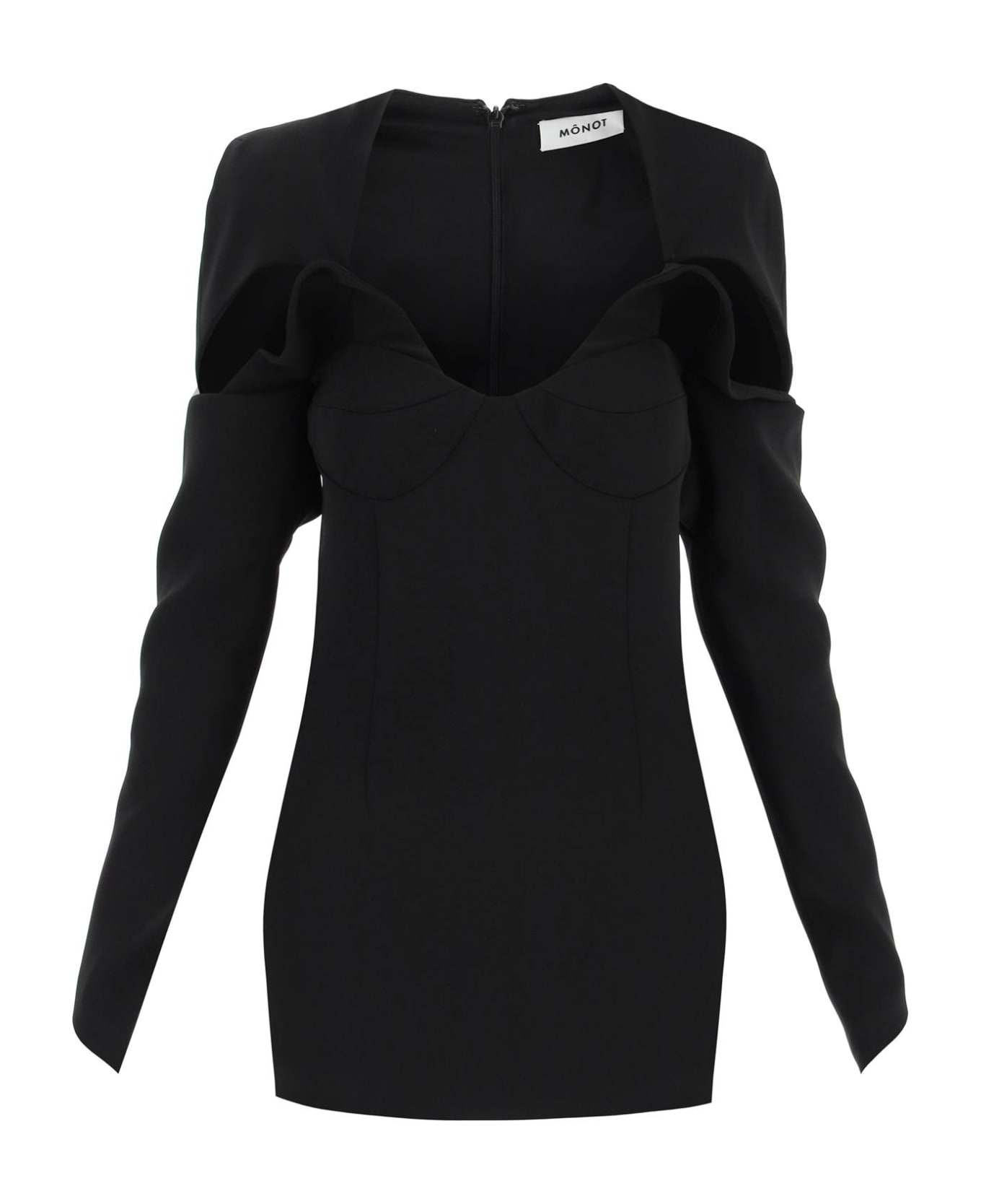 Monot Sweetheart Mini Dress - BLACK (Black)