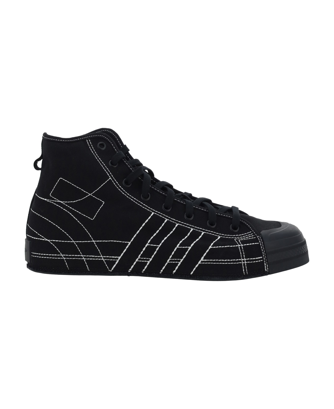 Y-3 Nizza High Sneakers - Black