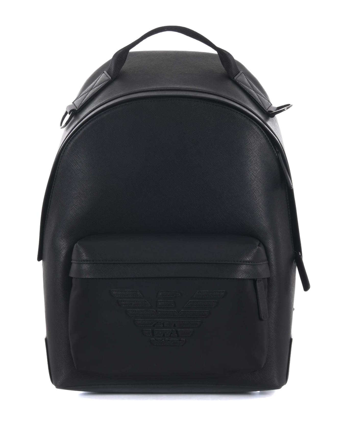 Emporio Armani Backpack From The 'sustainable' Collection - Nero