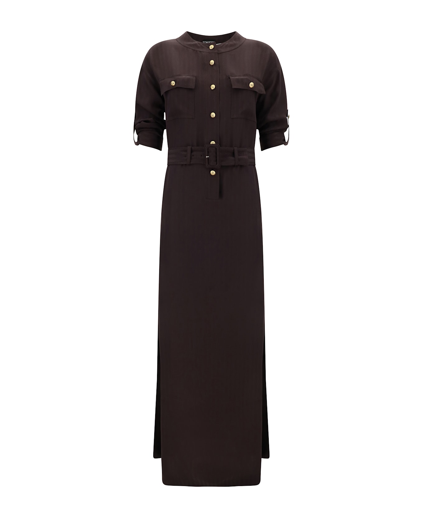 Tom Ford Long Dress - Dark Brown