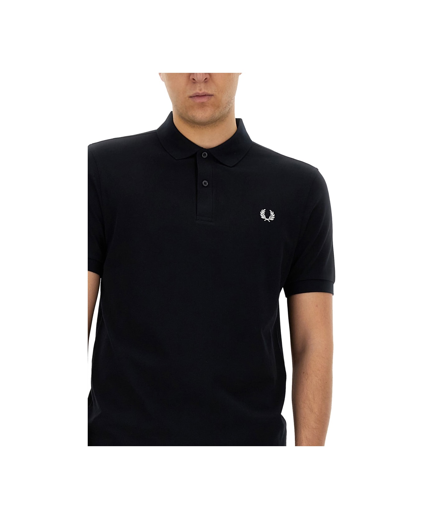 Fred Perry Polo With Logo Embroidery - BLUE