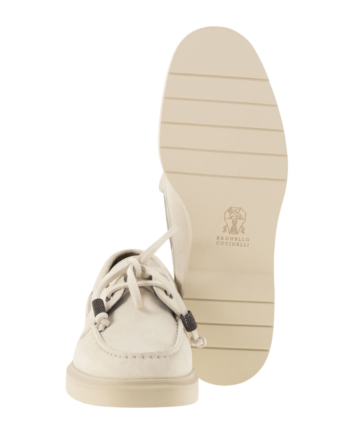 Brunello Cucinelli Penny Loafer Sail - White