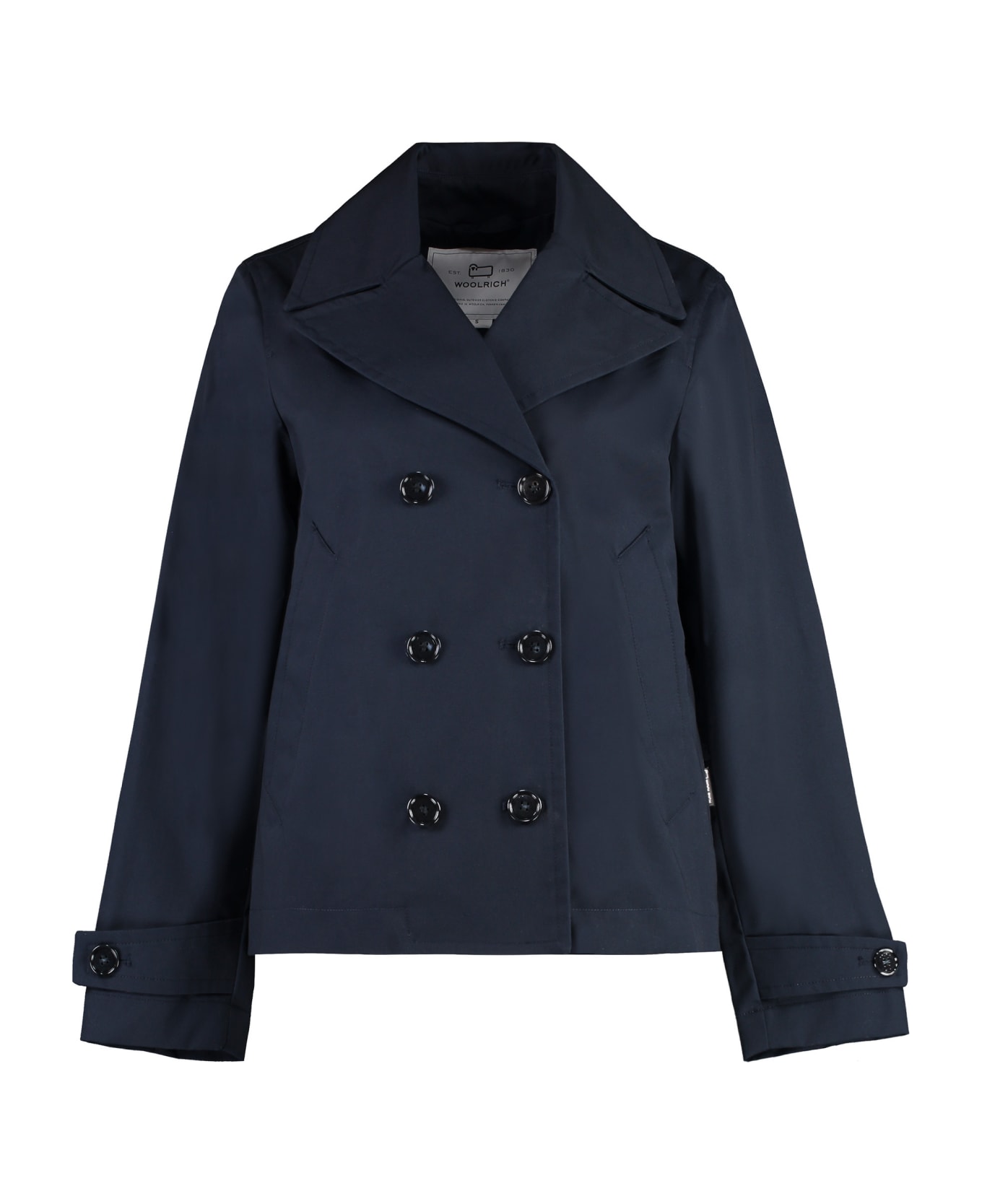 Woolrich Double-breasted Jacket - Blue コート