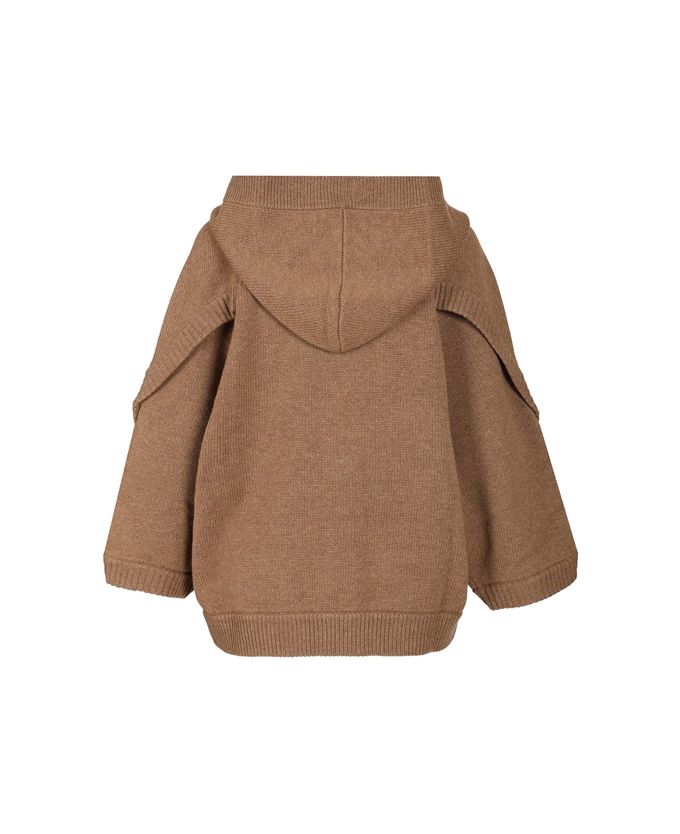 Max Mara Wool And Cashmere Cardigan - BROWN
