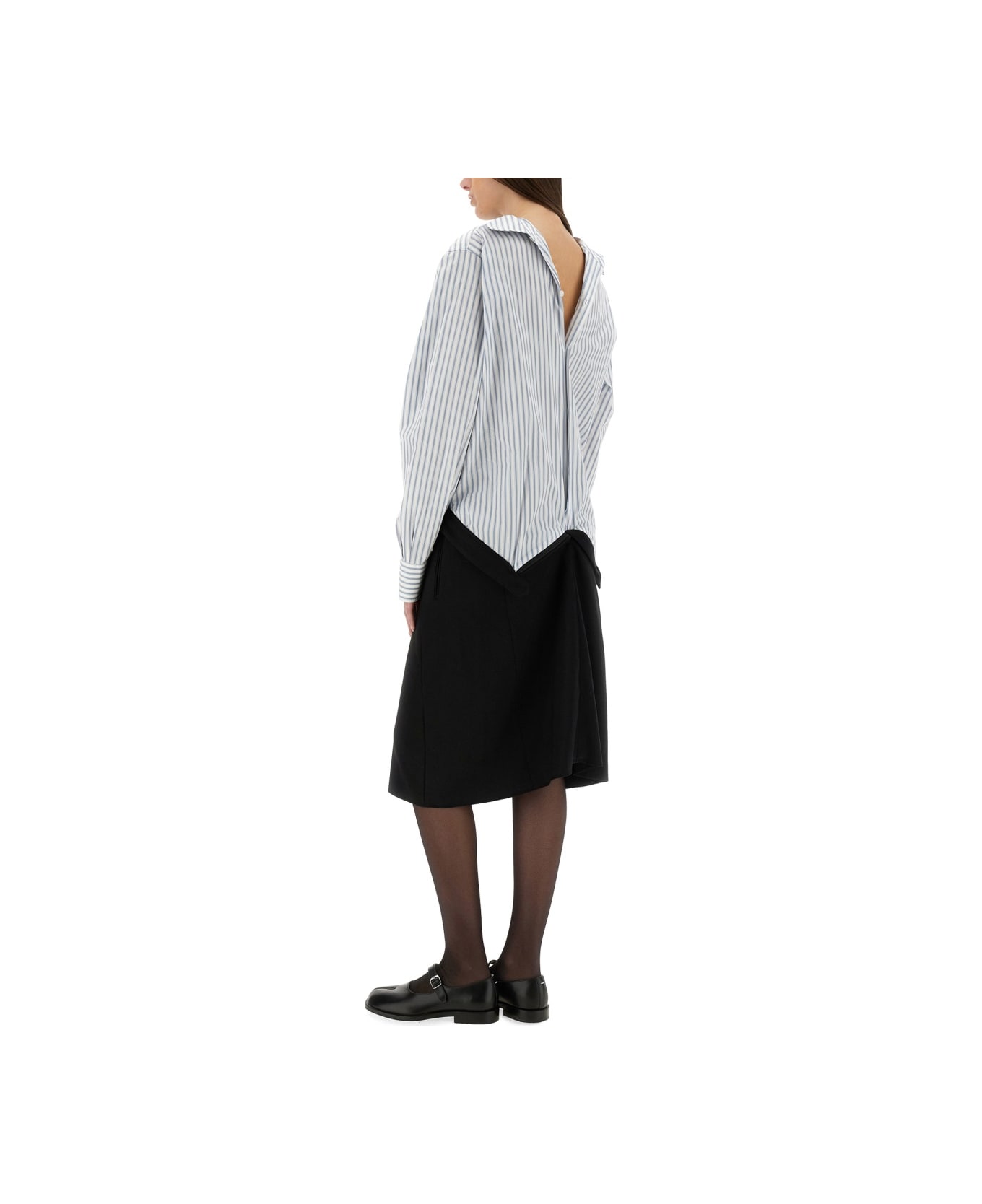 Maison Margiela Inverted Striped Dress-shirt - MULTICOLOUR