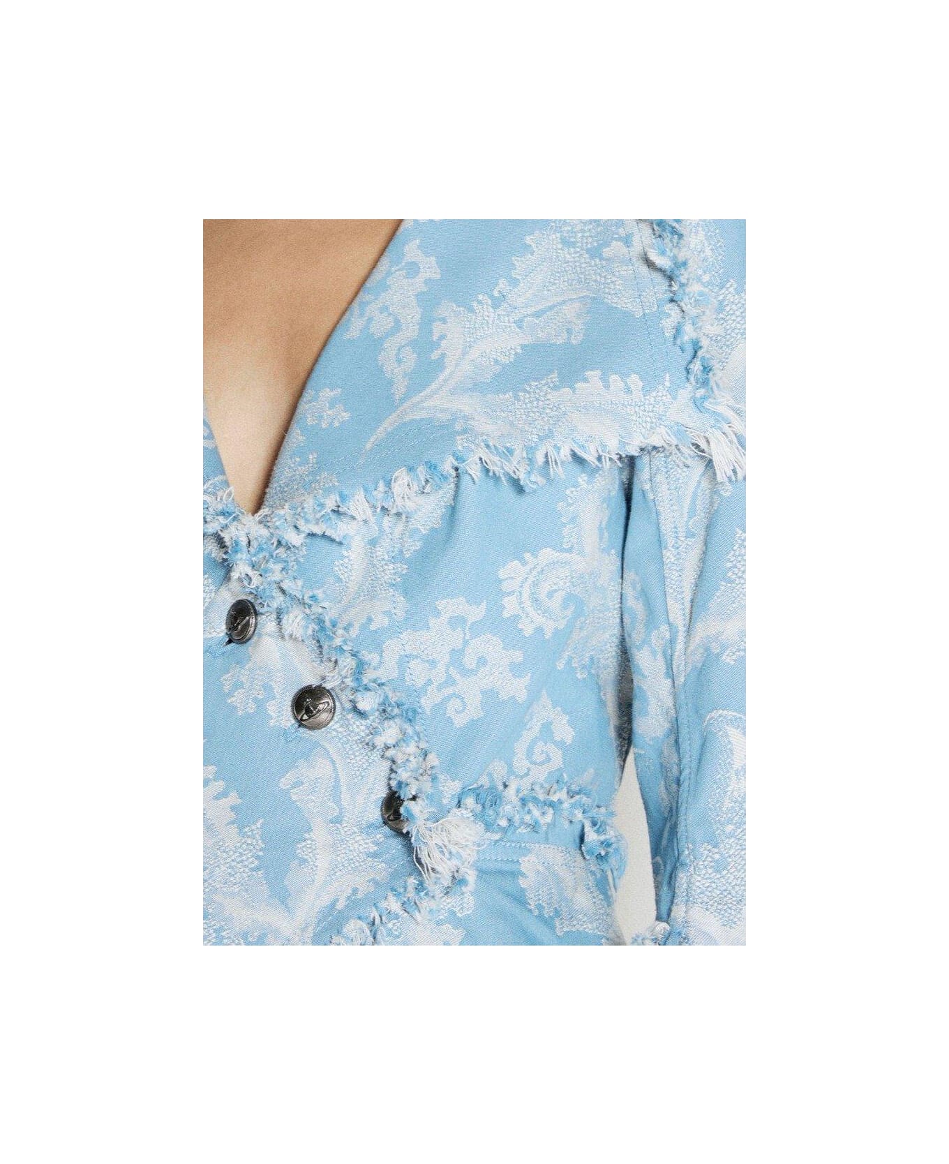 Vivienne Westwood Frayed Jacket - Blu