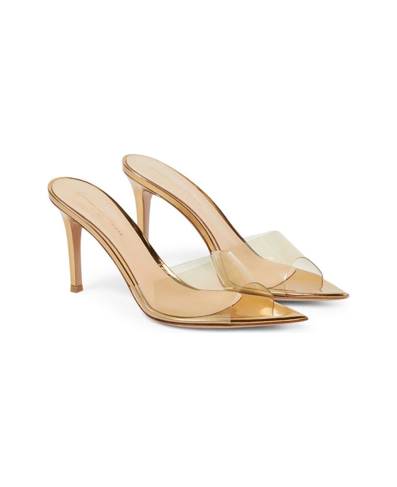 Gianvito Rossi Elle Heeled Sandals - Oro