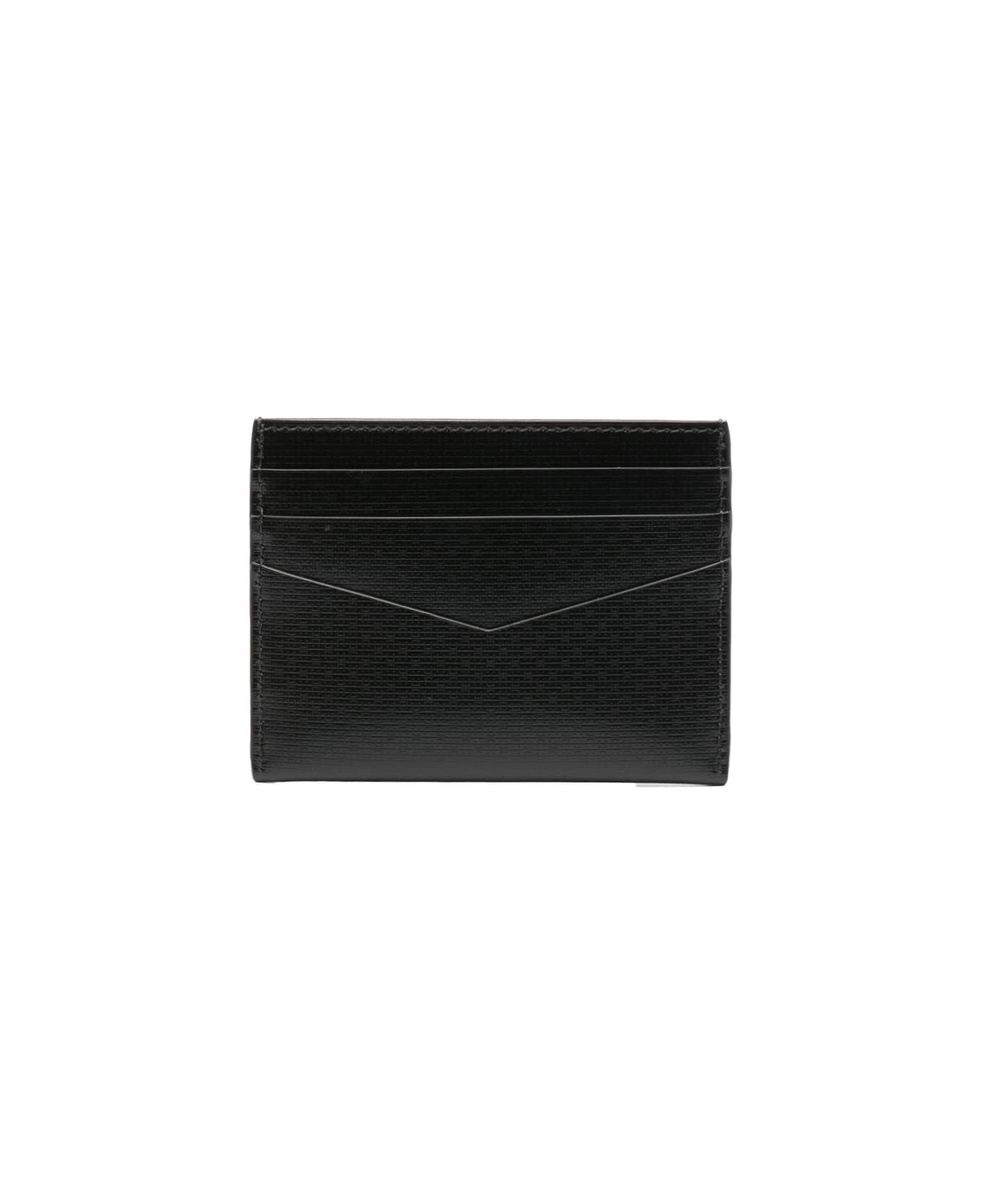 Givenchy Black Leather Classique 4g Card Holder - Black