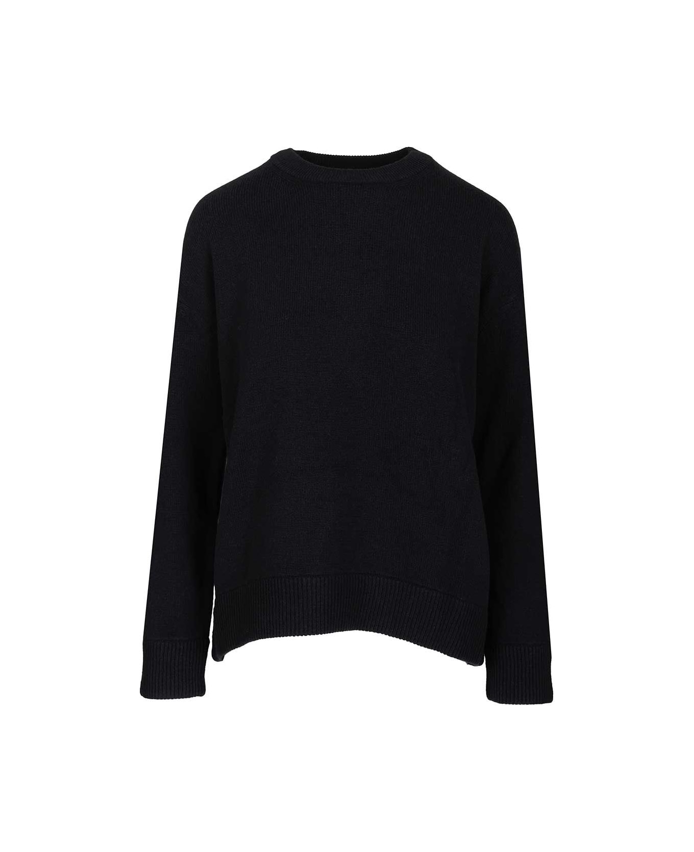 
S Max Mara Ottavo Crewneck Wool Cachemire Knit - Black